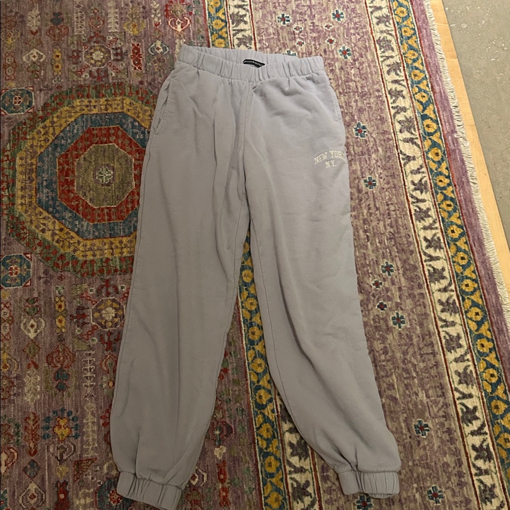 Brandy Melville Gray Track Pants